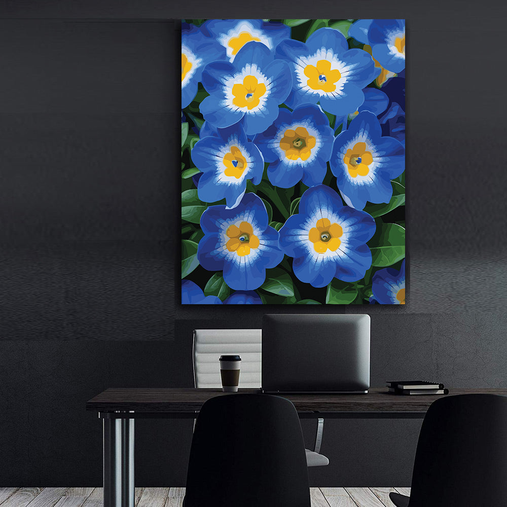 Pictura pe Numere – Priviri de safir 7109