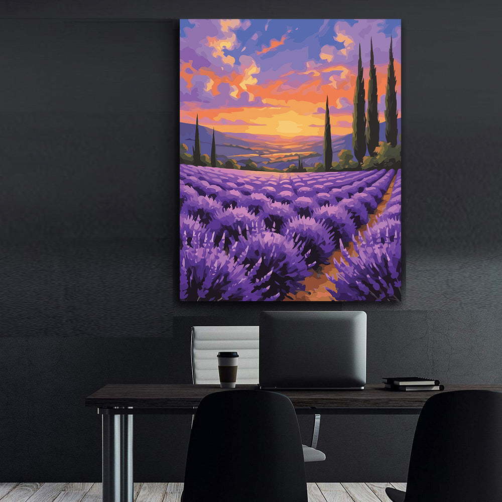 Pictura pe Numere – Orizont de purpura 6970