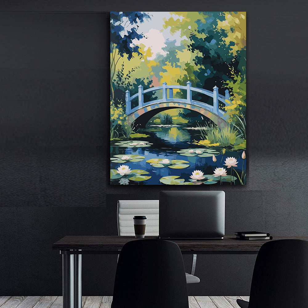 Pictura pe Numere – Puntea nufarului 6931
