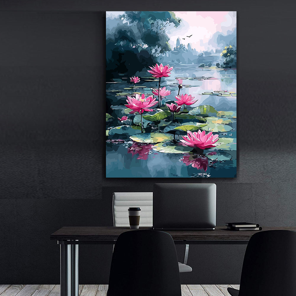 Pictura pe Numere – Regatul nuferilor 6584