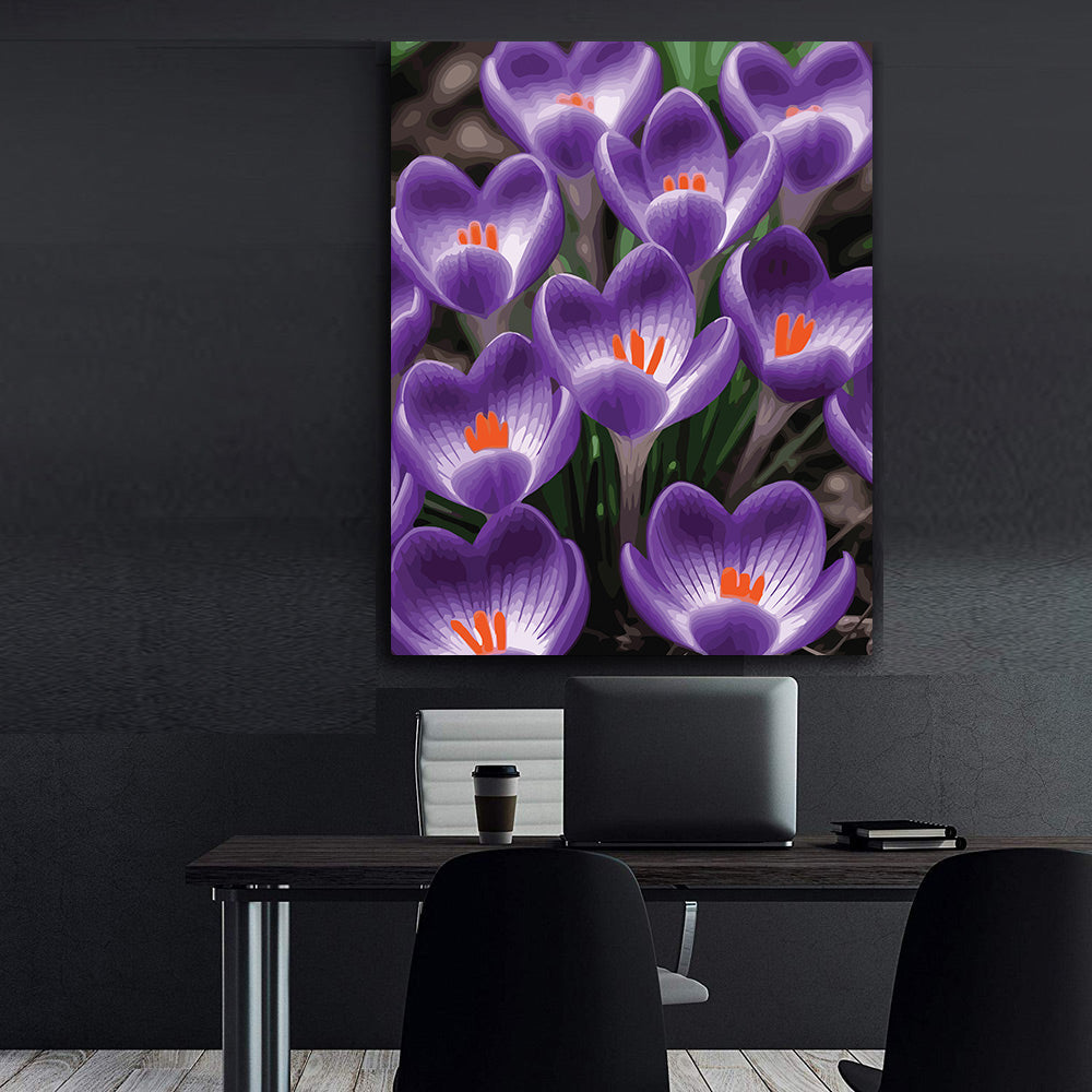 Pictura pe Numere – Amurgul violet 7264