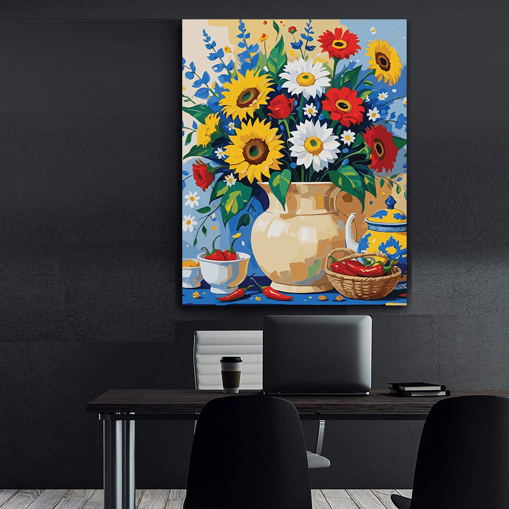 Pictura pe Numere – Flori de camp 7268