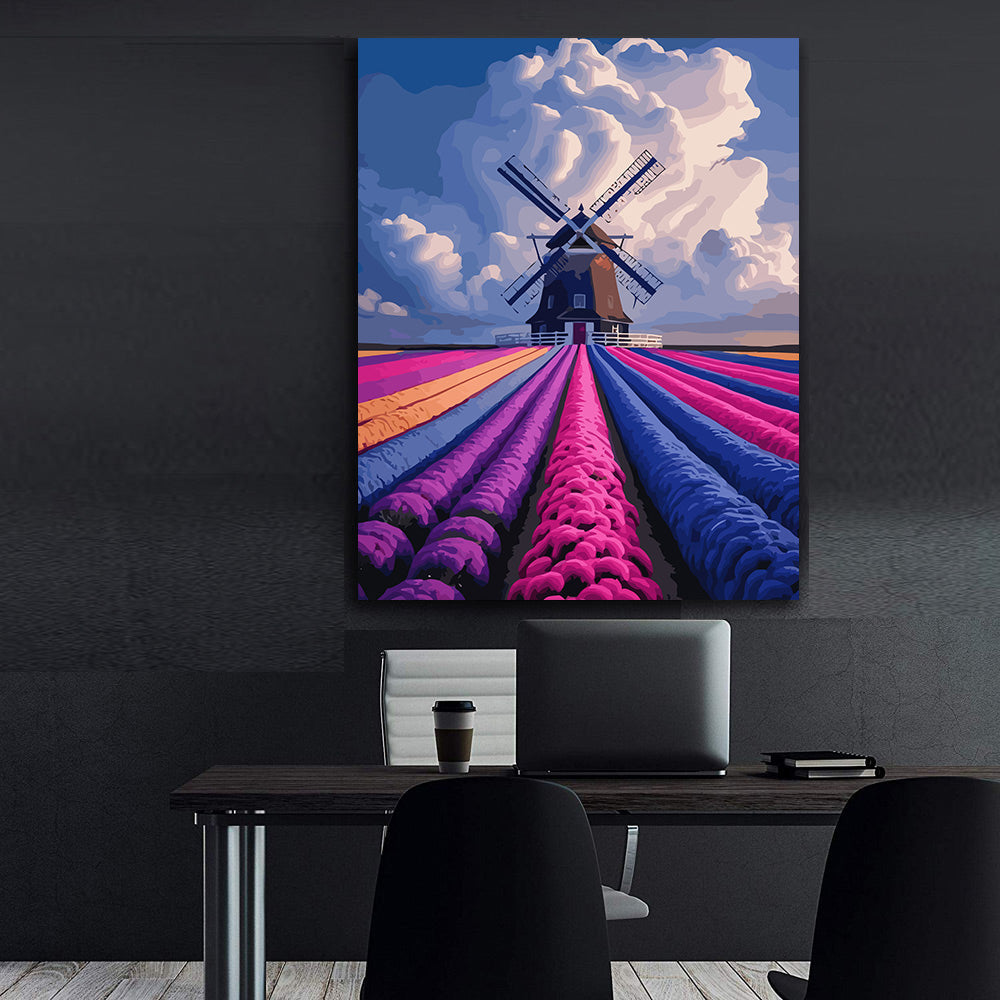 Pictura pe Numere – Geometria florilor sub vant 6754