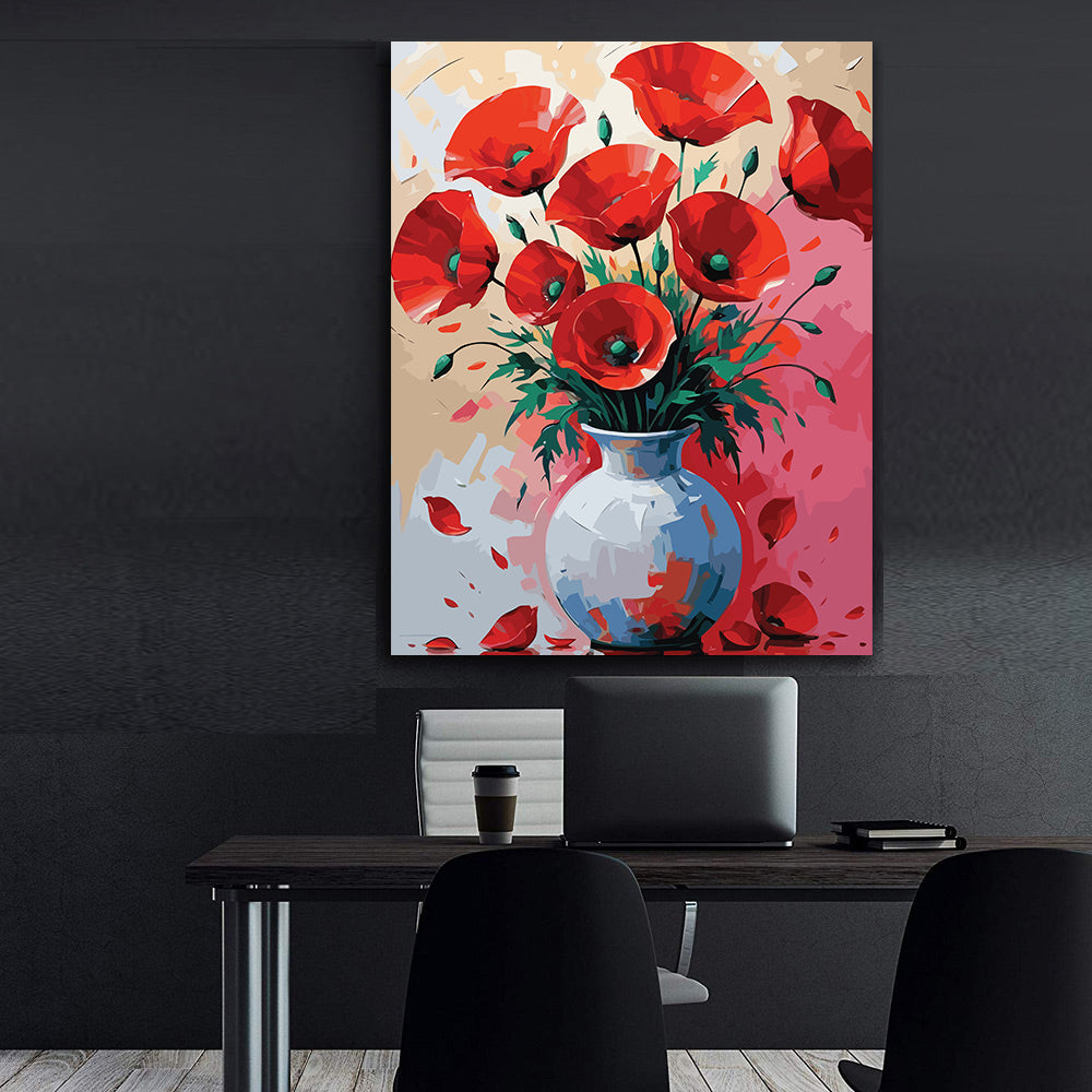 Pictura pe Numere – Efervescenta macilor 7200