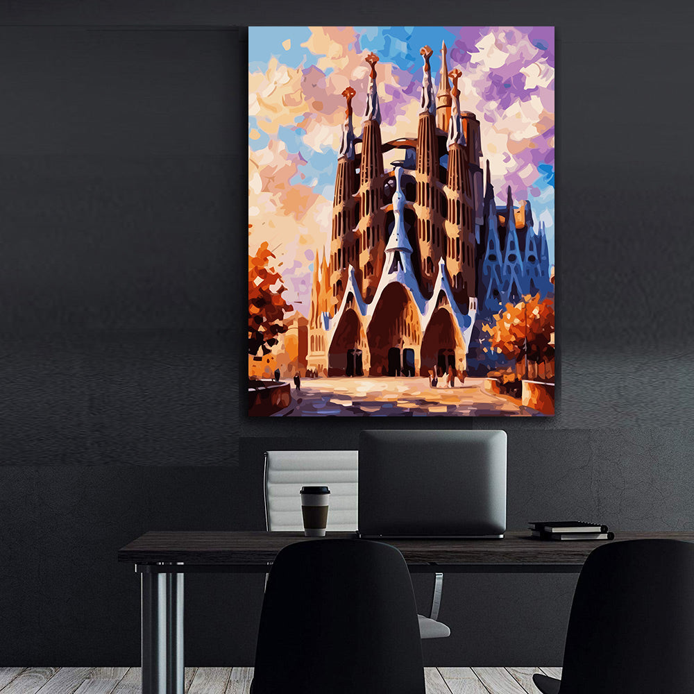 Set Pictură pe numere – Sagrada Familia 6354