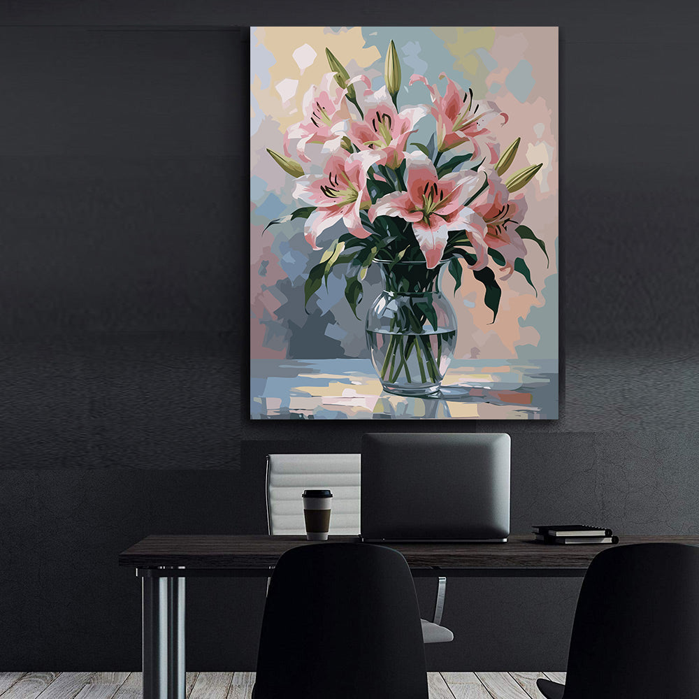 Pictura pe Numere – Reflexii si Petale 6838