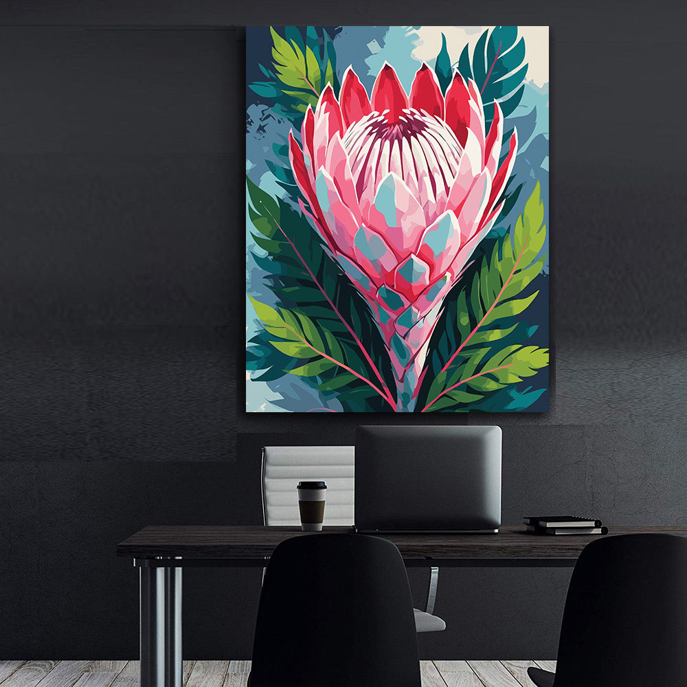 Pictura pe Numere – Protea in coroana salbatica 7236
