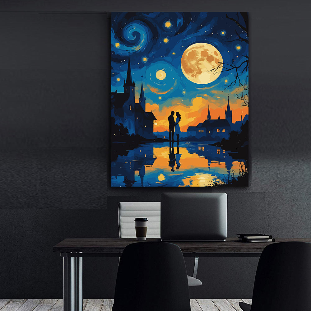 Set Pictură pe numere – Sub Lumina Lunii 6440