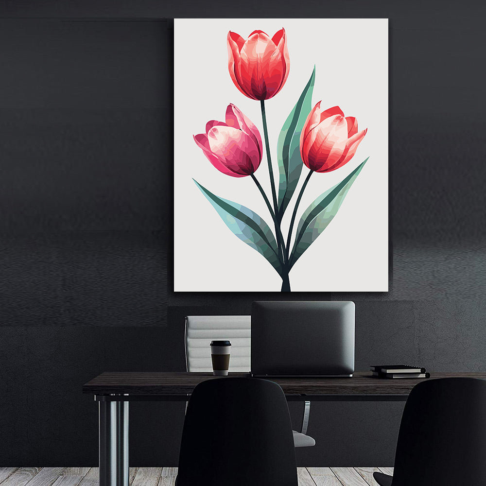 Pictura pe Numere – Trio de lalele 7092