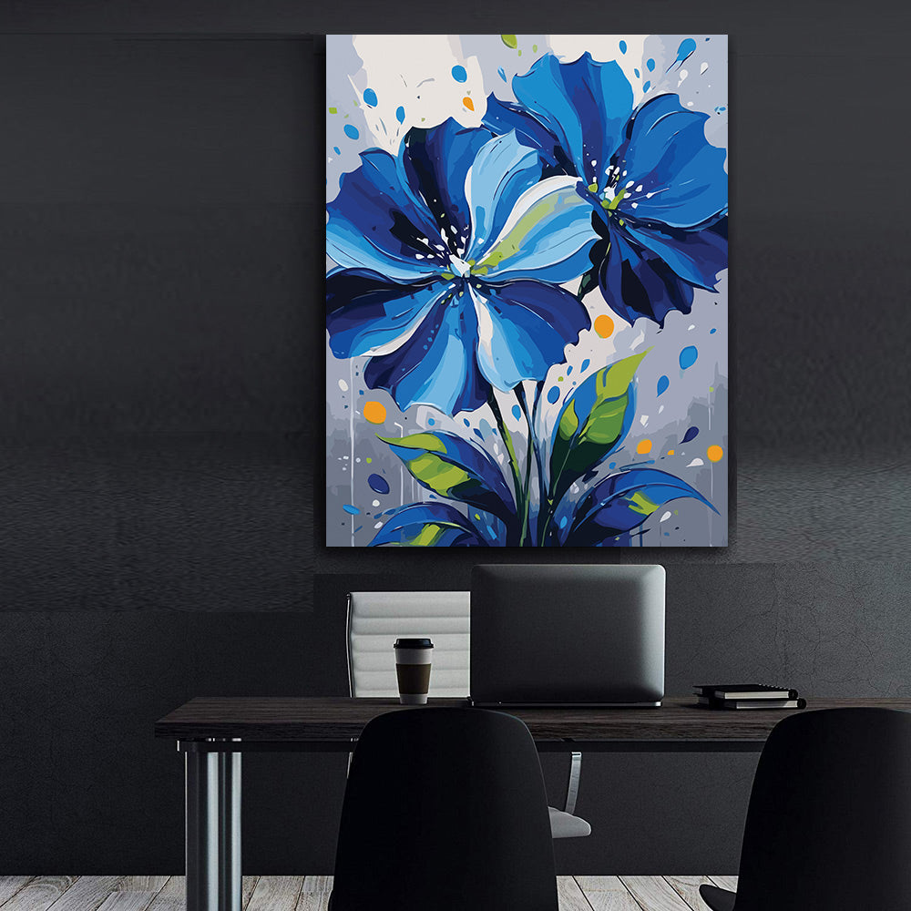 Pictura pe Numere – Maci de Azur 6853