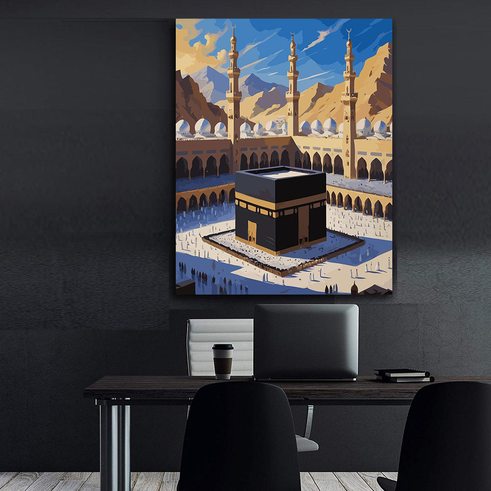 Set Pictură pe numere – Marea Moschee Din Mecca 6337