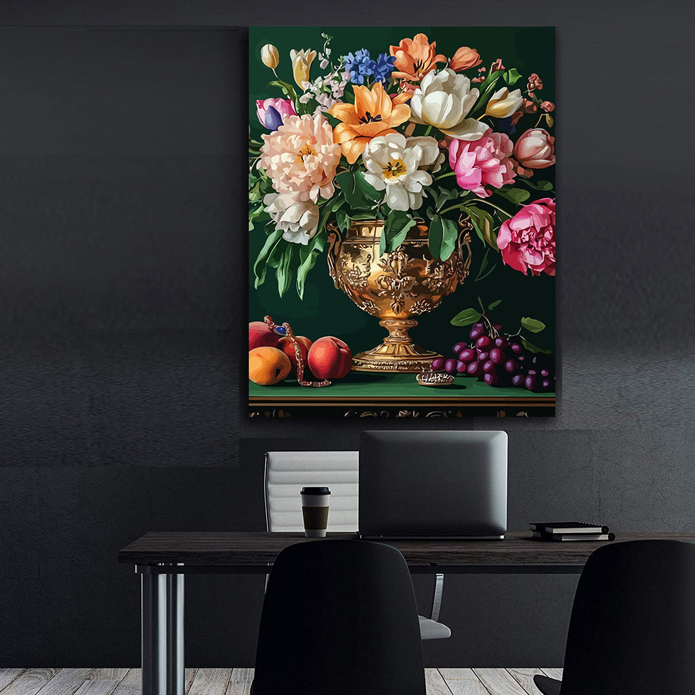 Pictura pe Numere – Opulenta florala 6534