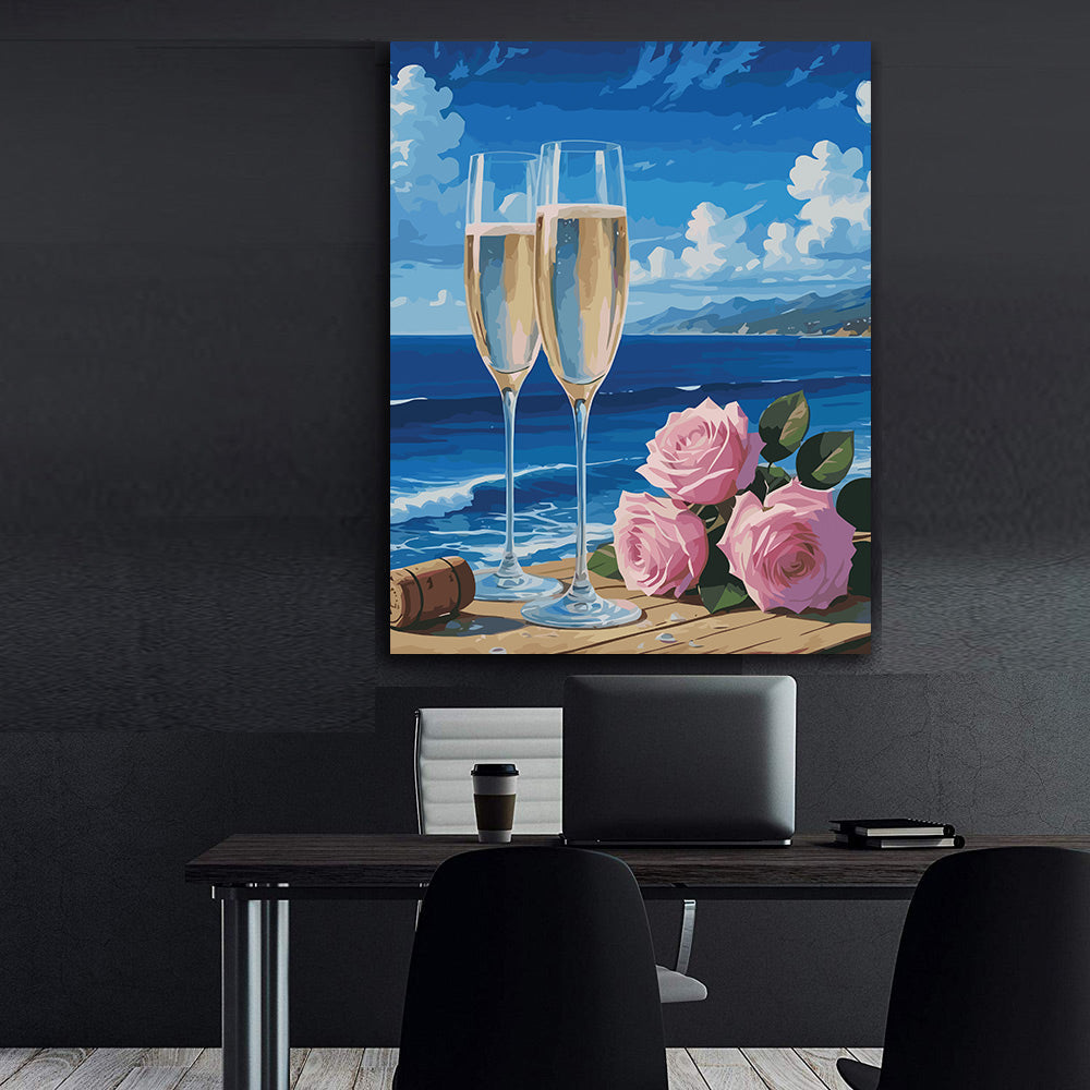 Pictura pe Numere – Rasarit romantic 6942