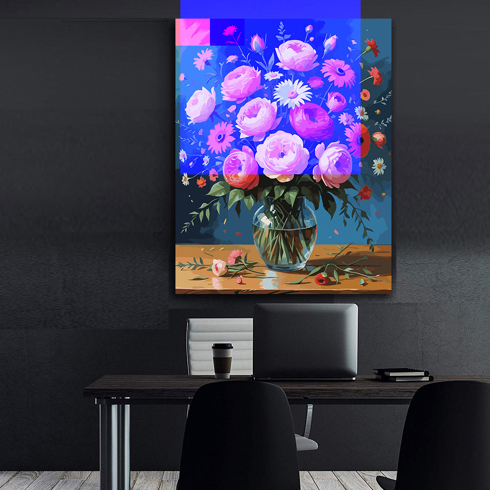 Pictura pe Numere – Efervescenta florala 7150
