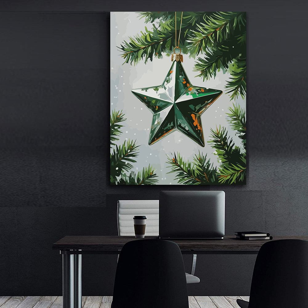 Set Pictură pe numere – Steaua Crăciunului 6217