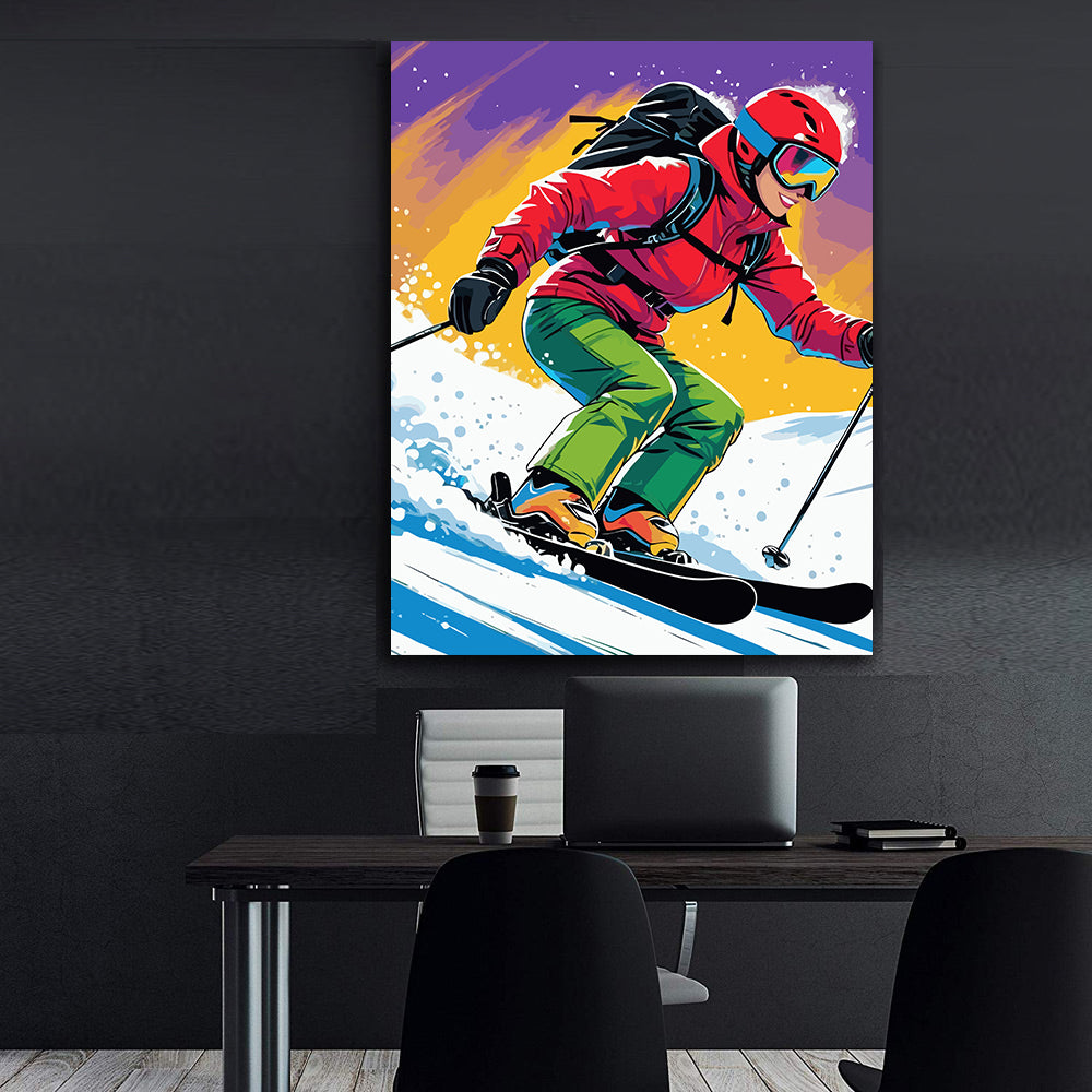 Set Pictură pe numere – Sport De Iarnă 6135