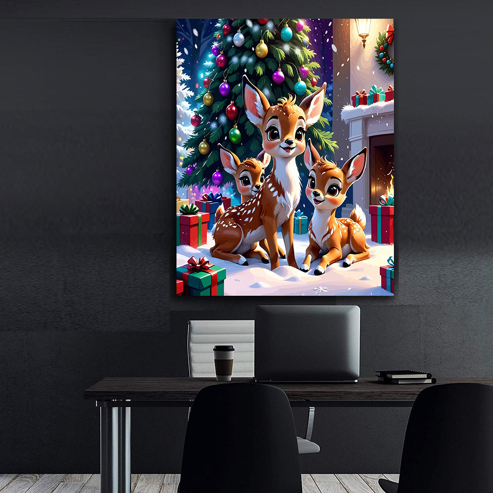 Set Pictură pe numere – Atmosferă De Crăciun 6129