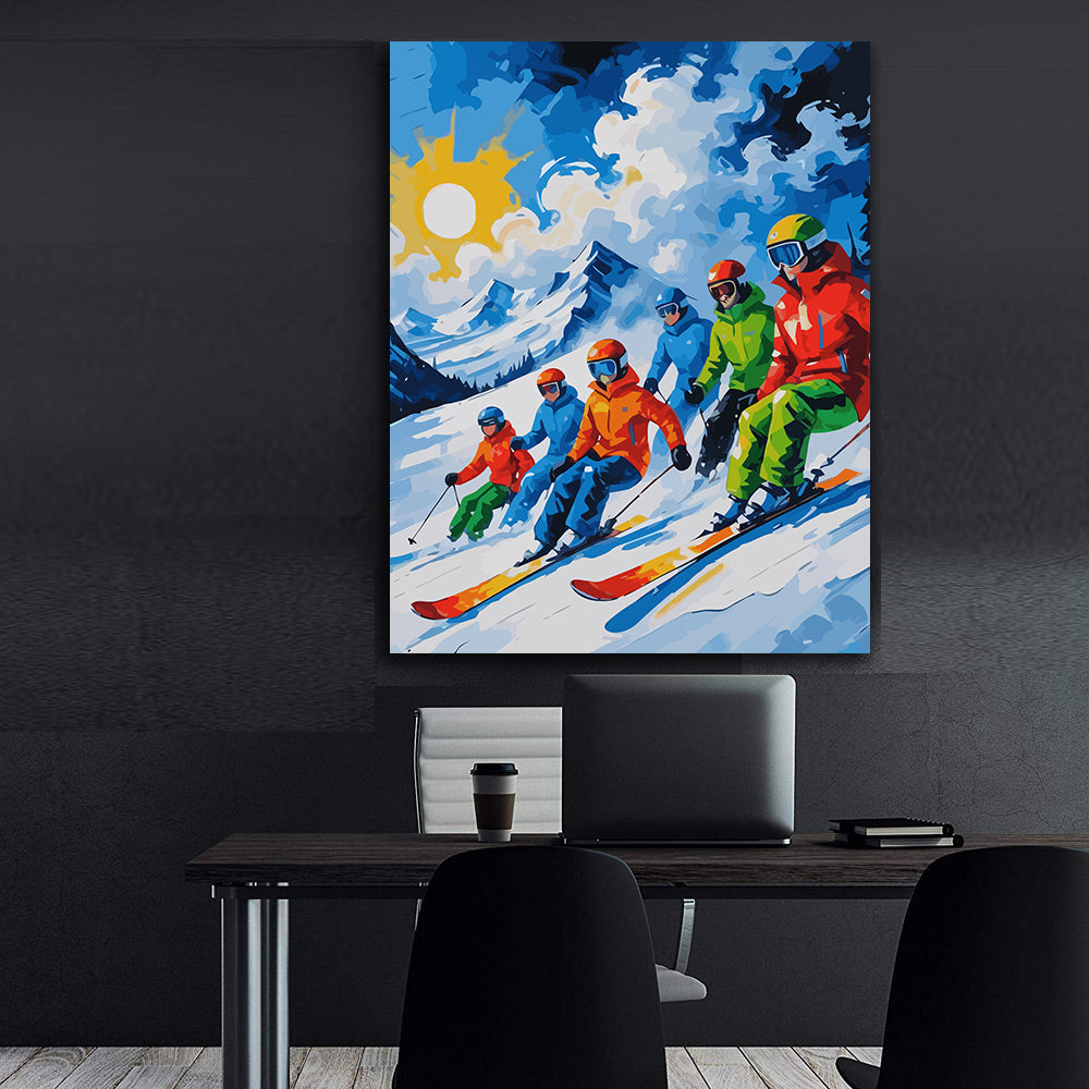 Set Pictură pe numere – Sport De Iarnă 6233