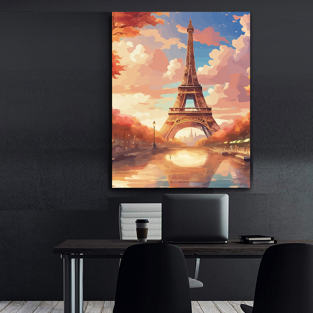 Set Pictură pe numere – Toamna în Paris 6104