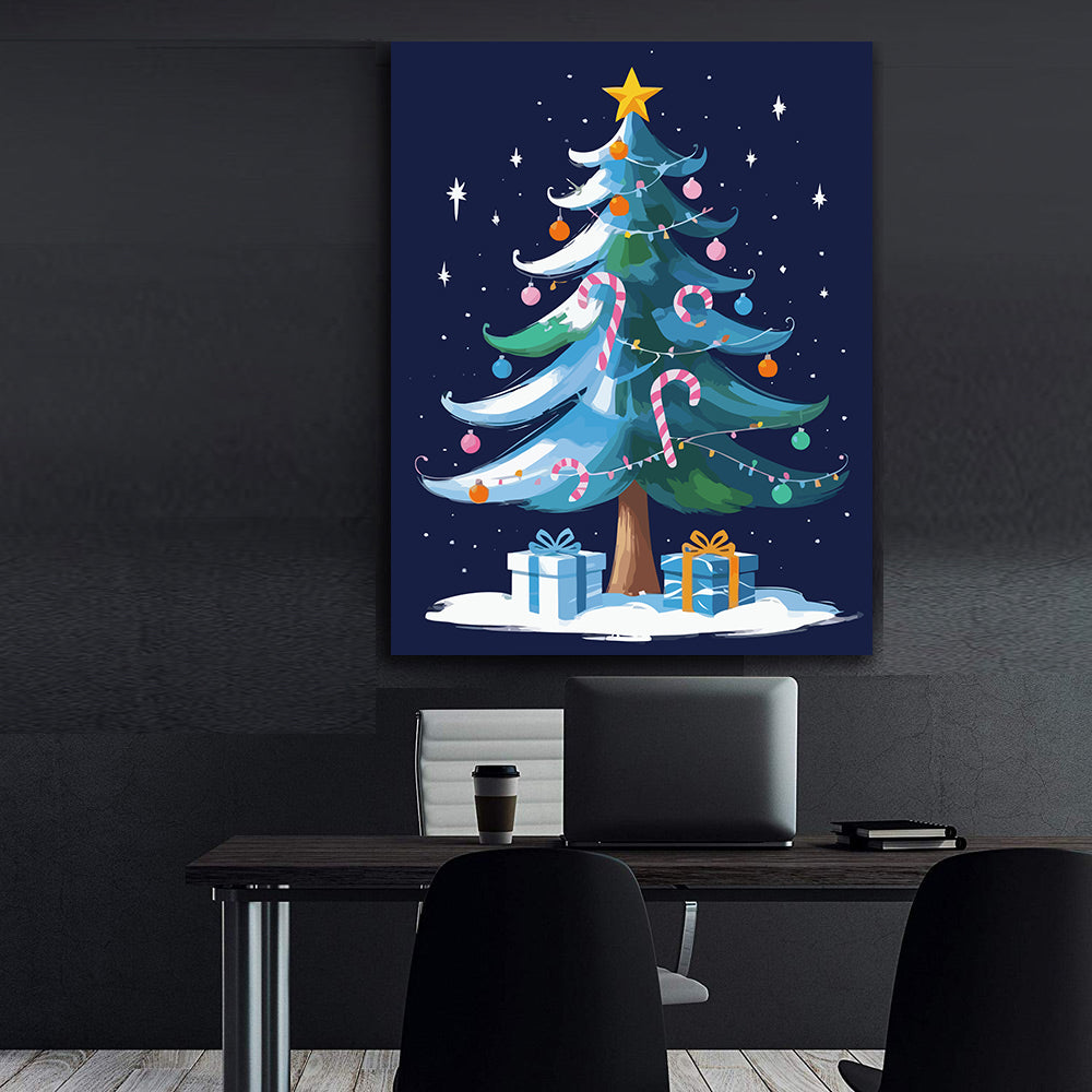 Set Pictură pe numere – Brad De Crăciun 6224