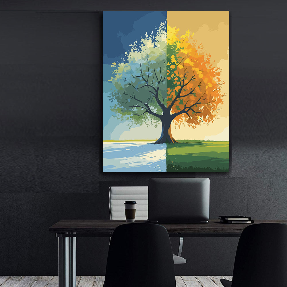 Set Pictură pe numere – Iarna și Primăvara 6105