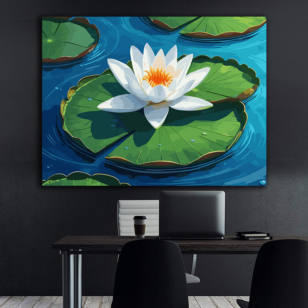 Pictura pe Numere – Moment de zen in alb 6731