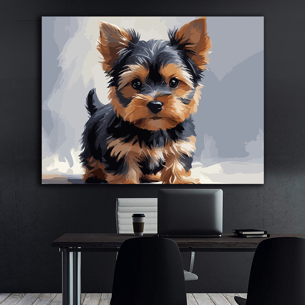 Pictura pe Numere – Micul yorkie 7388