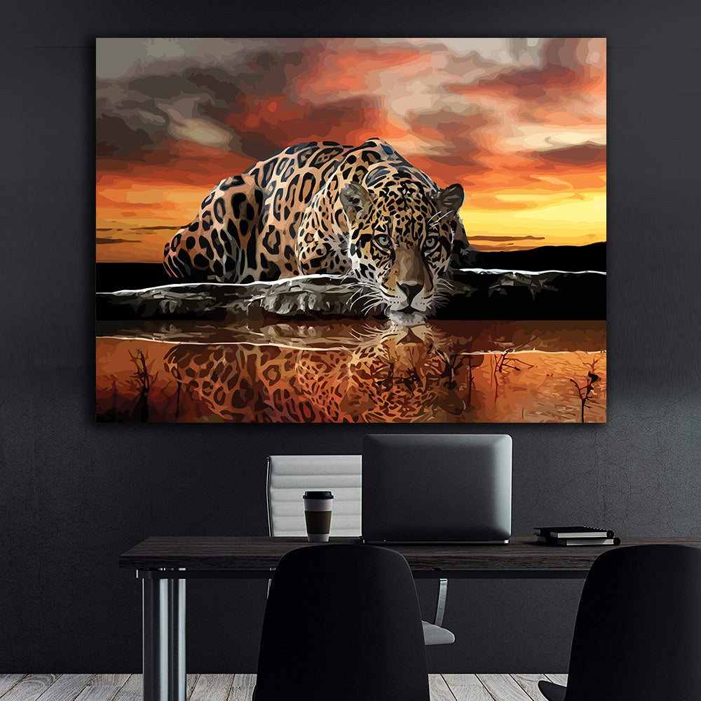 Pictura pe Numere – Privirea din amurgul savanei 7315
