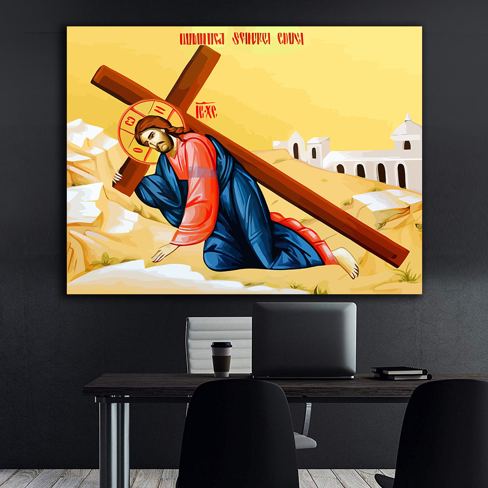 Set Pictură pe numere – Înălțarea Sfintei Cruce 6012