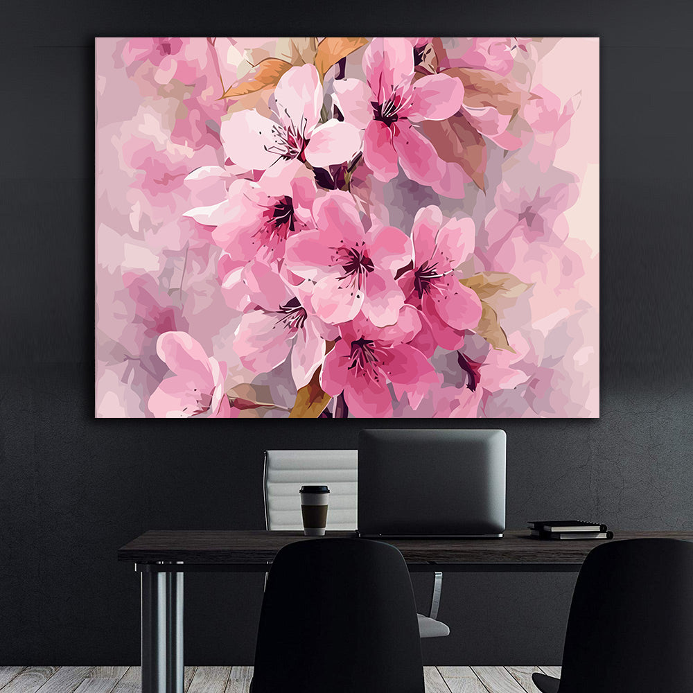 Pictura pe Numere – Flori de Sakura 6532