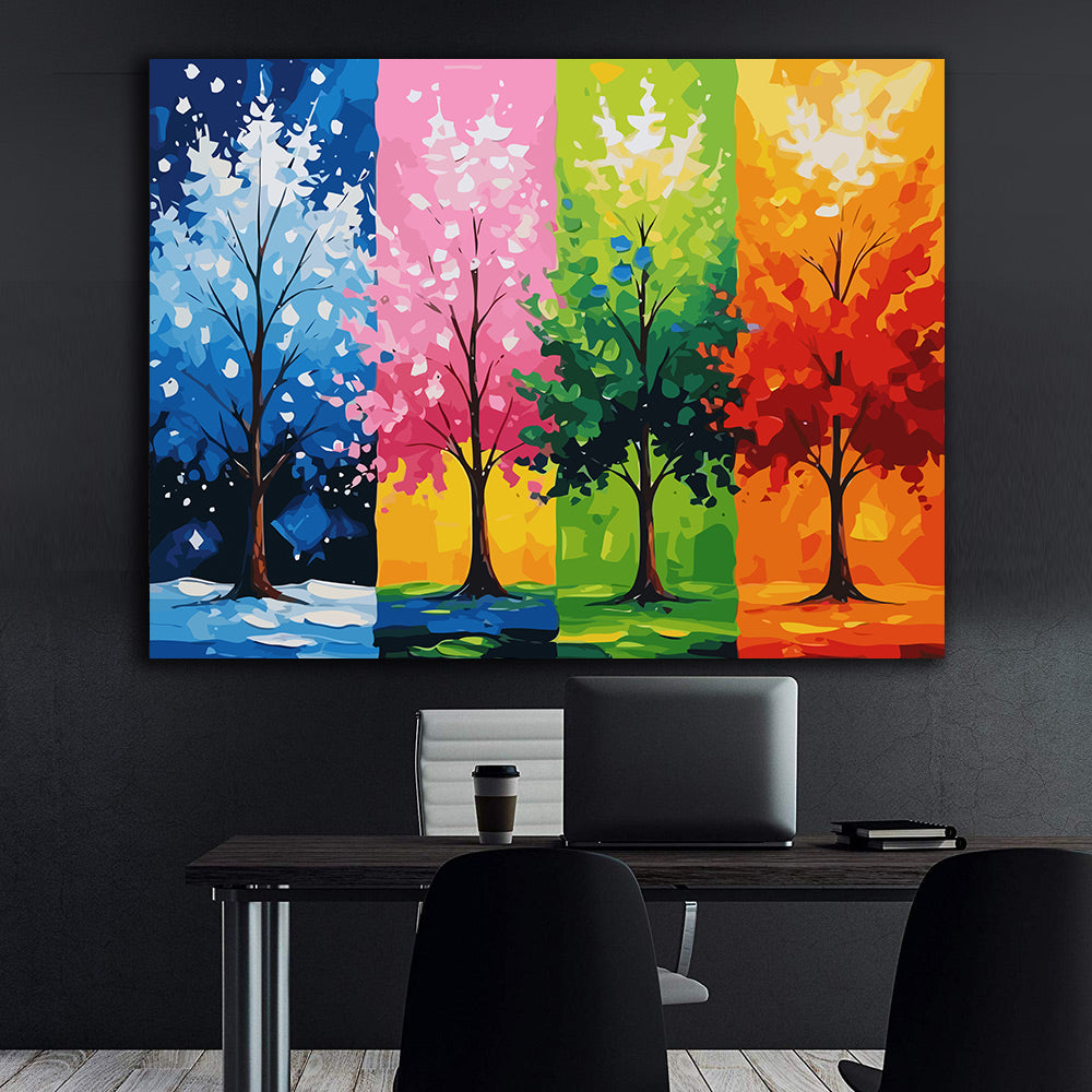 Set Pictură pe numere – Patru Anotimpuri 6096