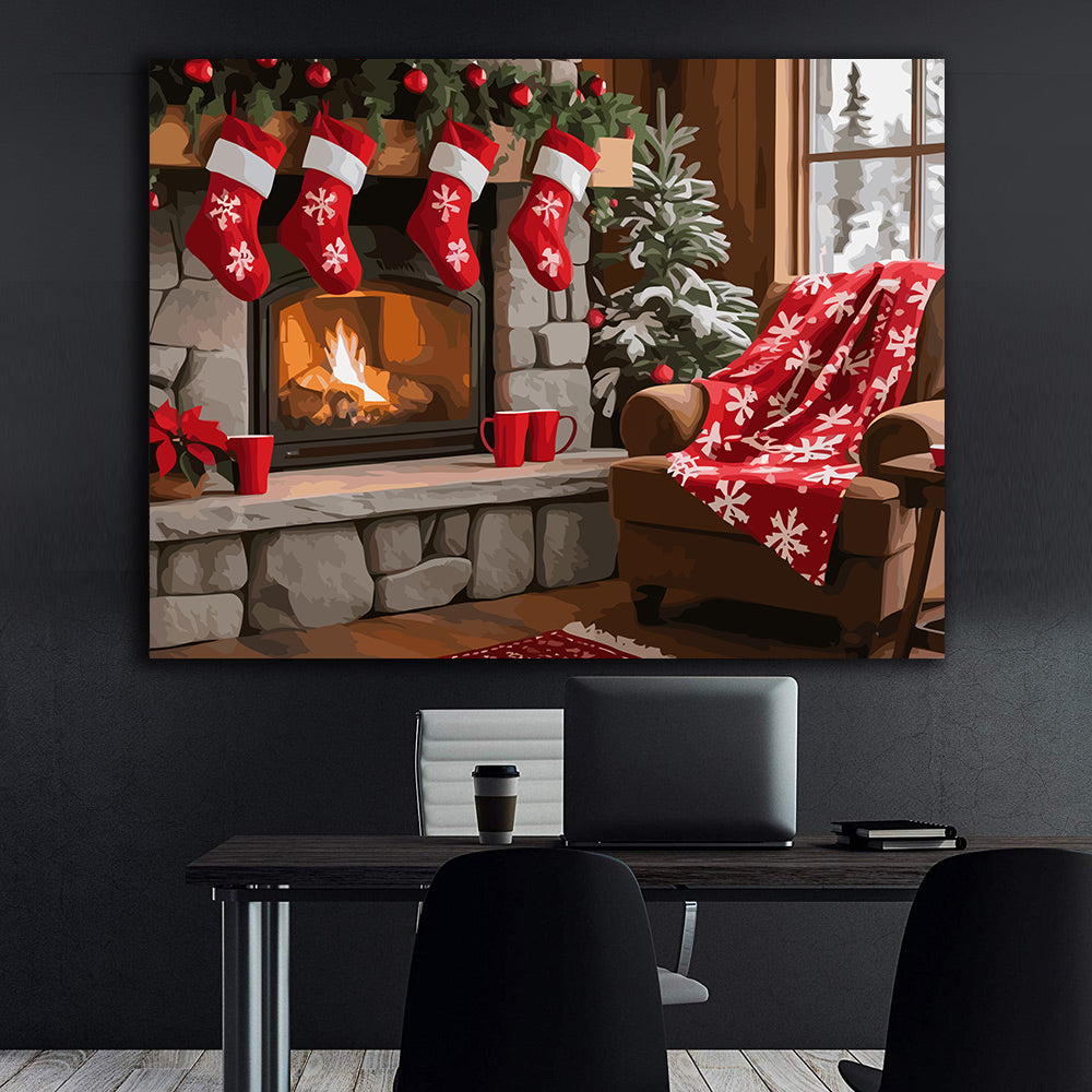 Set Pictură pe numere – Atmosferă De Crăciun 6231