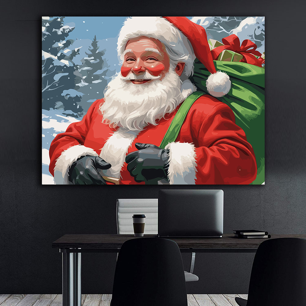 Set Pictură pe numere – Moș Crăciun 6195