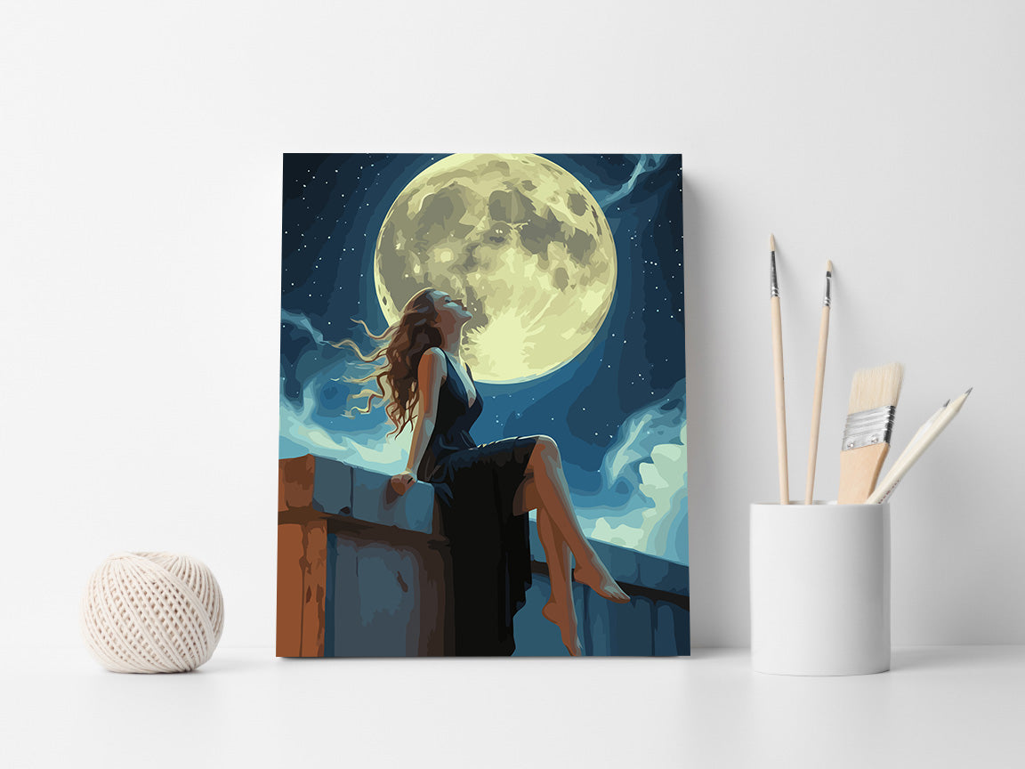 Set Pictură pe numere – De Vorbă Cu Luna 6431