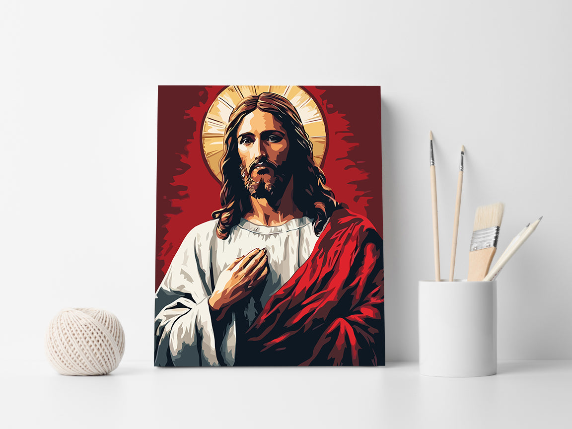 Set Pictură pe numere – Isus Hristos 6251