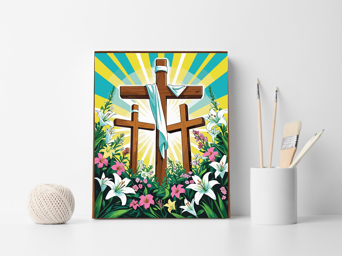 Set Pictură pe numere – Învierea Domnului 6404