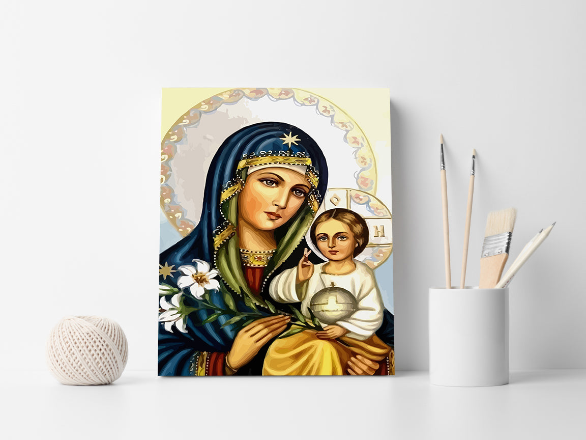 Set Pictură pe numere – Maica Domnului 6032