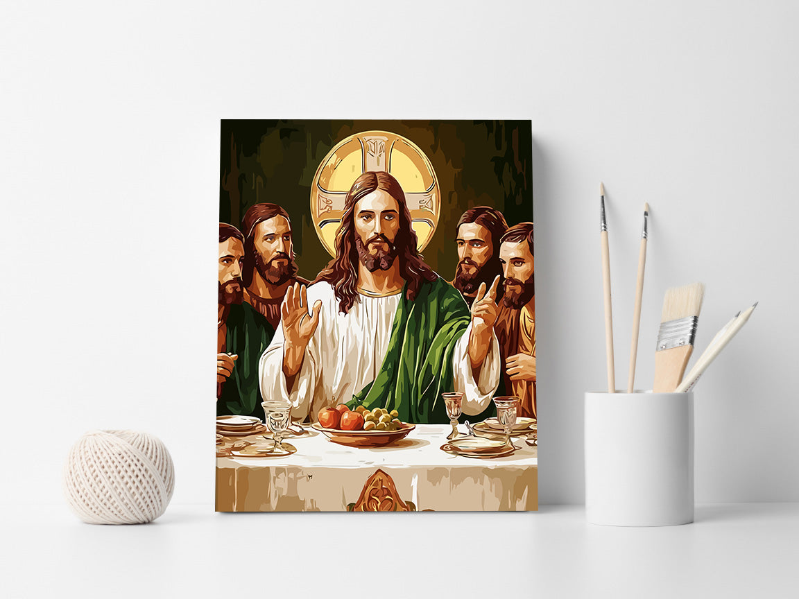 Set Pictură pe numere – Cina Domnului 6263