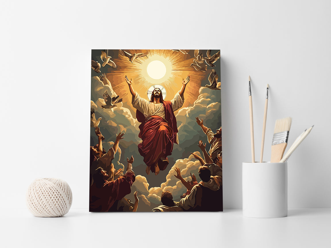 Set Pictură pe numere – Înălțarea Lui Isus Hristos 6270