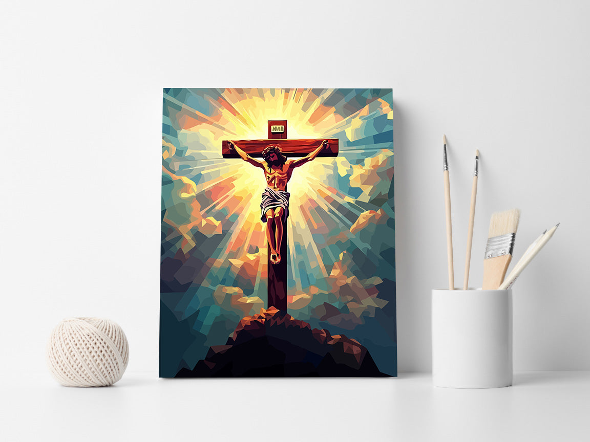 Set Pictură pe numere – Răstignirea Lui Isus Hristos 6274