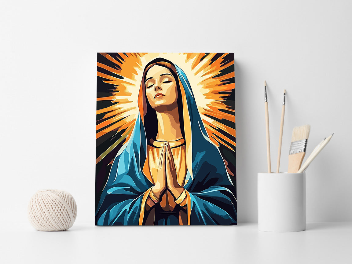 Set Pictură pe numere – Fecioara Maria 6286