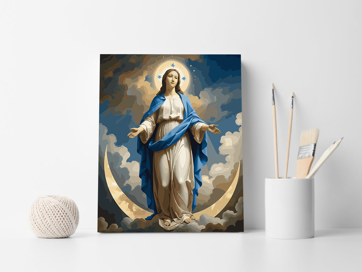 Set Pictură pe numere – Fecioara Maria 6307