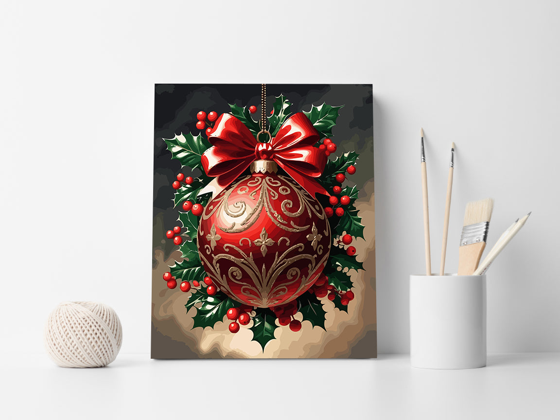 Set Pictură pe numere – Decorațiuni De Crăciun 6202