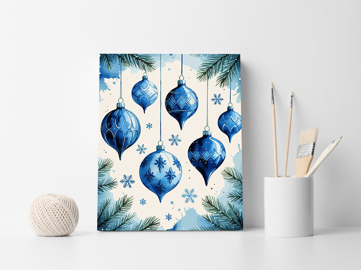 Set Pictură pe numere – Jucării De Crăciun 6213