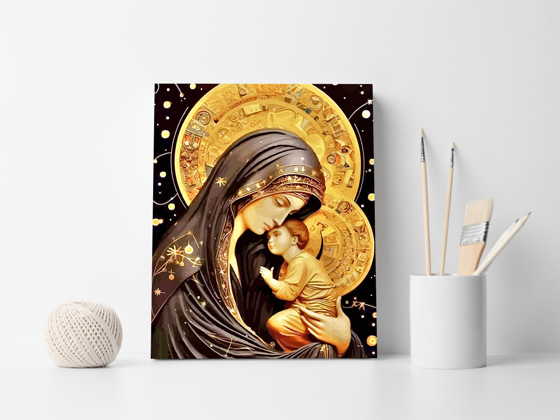 Set Pictură pe numere – Maica Domnului 6040