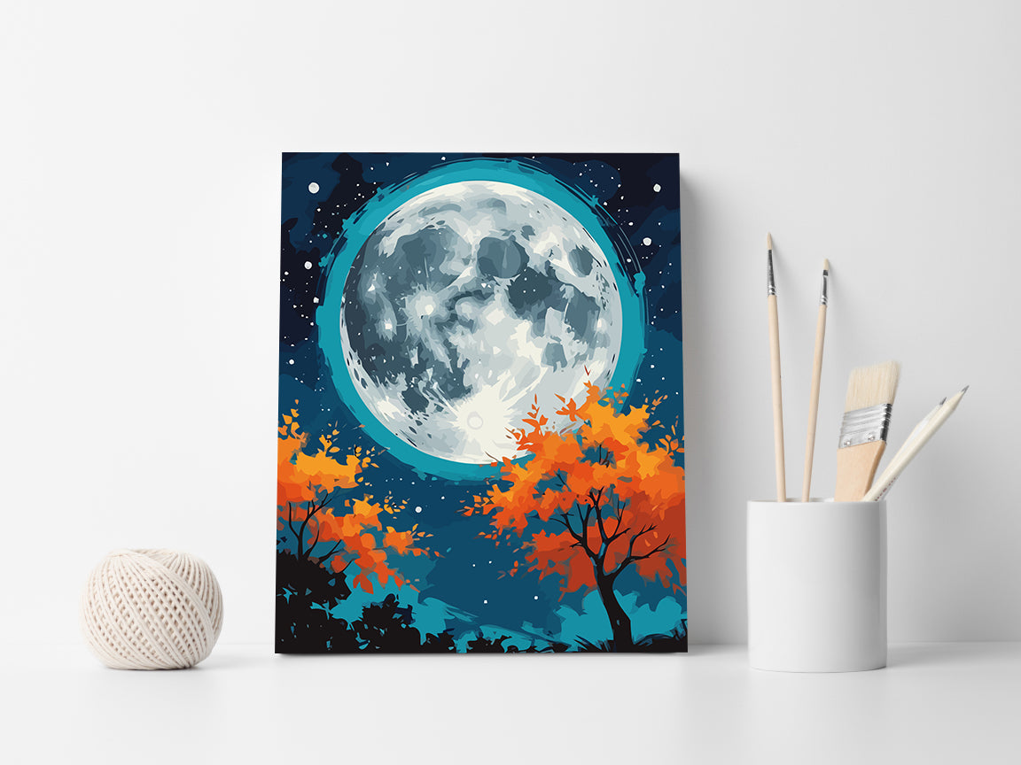 Set Pictură pe numere – Lună Plină 6074.0