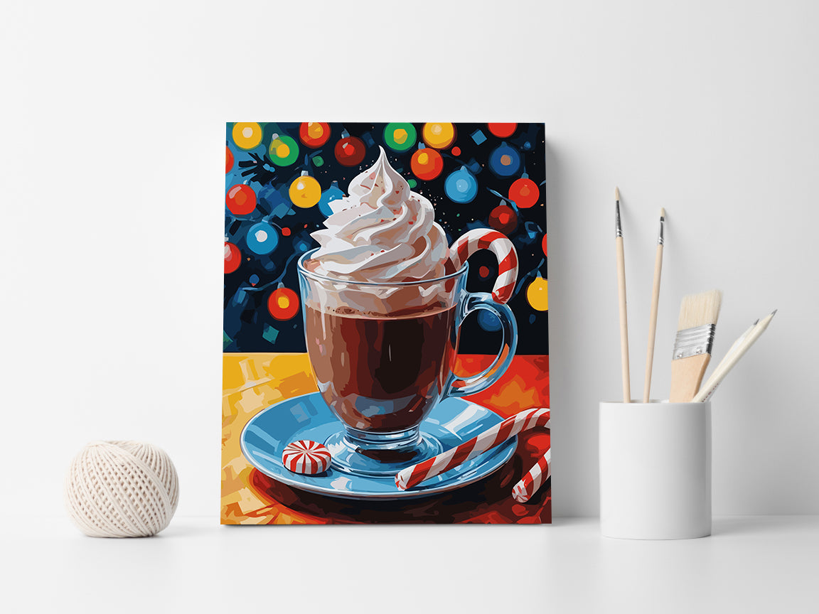 Set Pictură pe numere – Băutură De Iarnă 6165