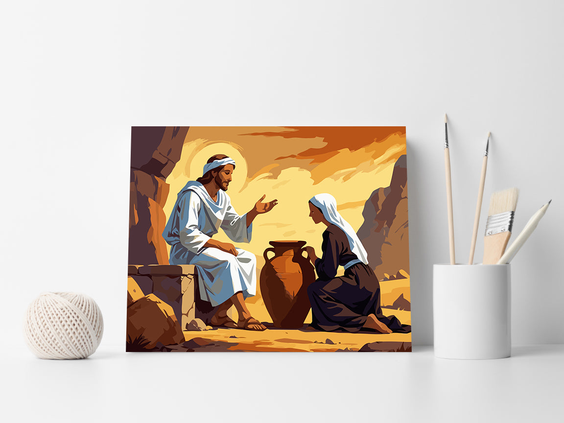 Set Pictură pe numere – Darul Apei Vii 6386