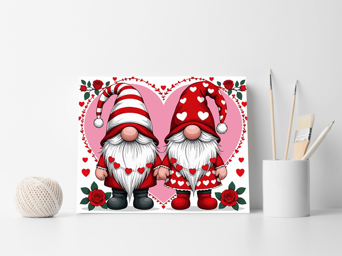 Set Pictură pe numere – Gnome In Love 6462