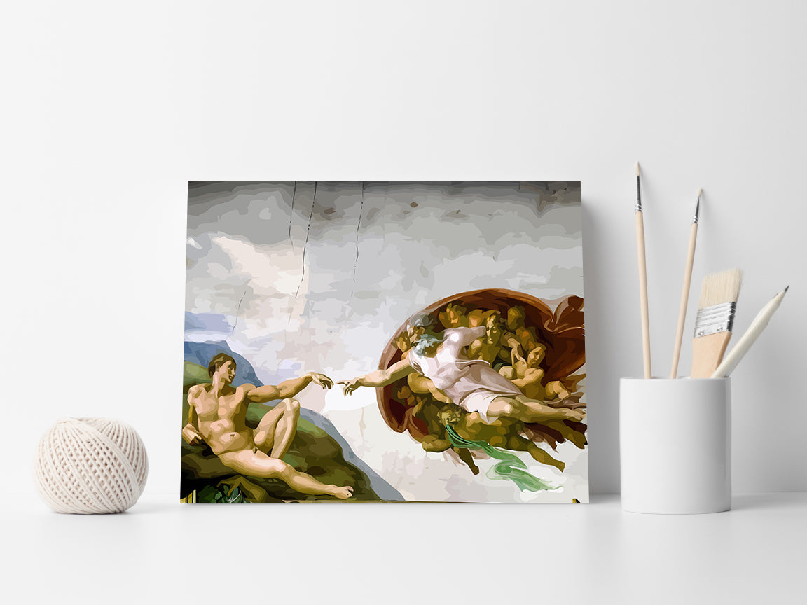 Set Pictură pe numere – Crearea Lui Adam 6052